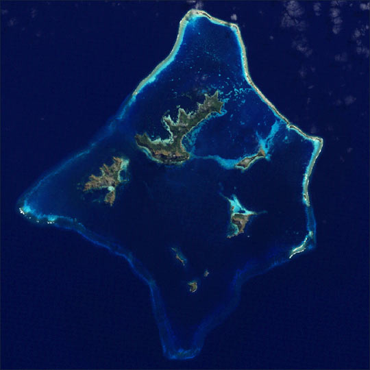 Mangareva pseudo atoll