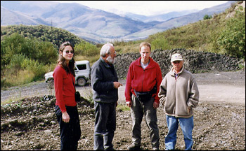 Photograph of the Russian Researchers at Karmadon