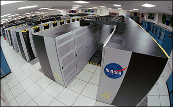 Photograph of the Columbia Supercomputer, NASA Ames Research Center