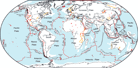 Tectonic Activity Map
