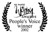 Webby Awards People's Voice Winner (2002)